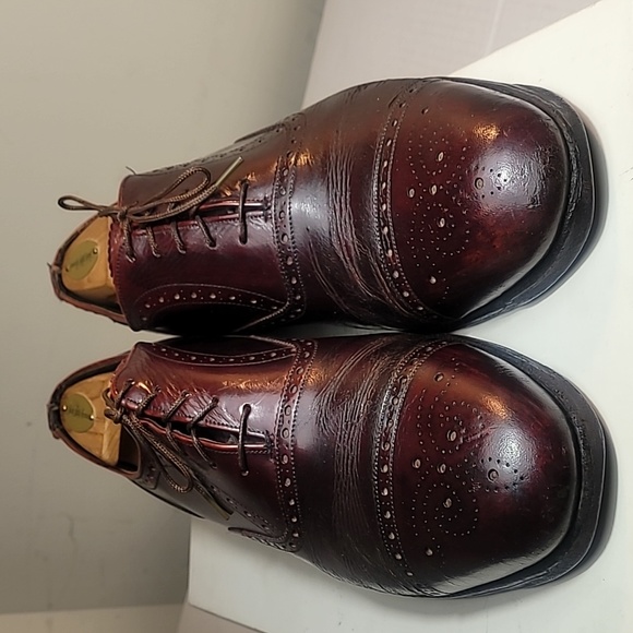 Barrie Ltd Custom Grade ox blood brogue cap toe oxfords size 11.5 main image 10